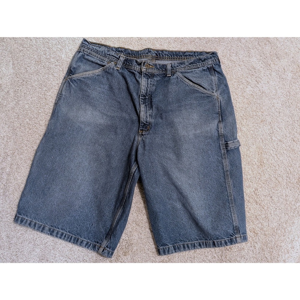 Polo Ralph Lauren Mens 38 Classic Carpenter Denim Shorts Blue Medium Wash